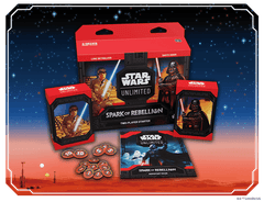Star Wars: Unlimited - Spark of Rebellion Two-Player Starter + 6 booster packs new player package